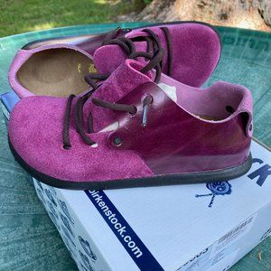 NIB Rare Birkenstock Montana Purple Aubergine 36 N